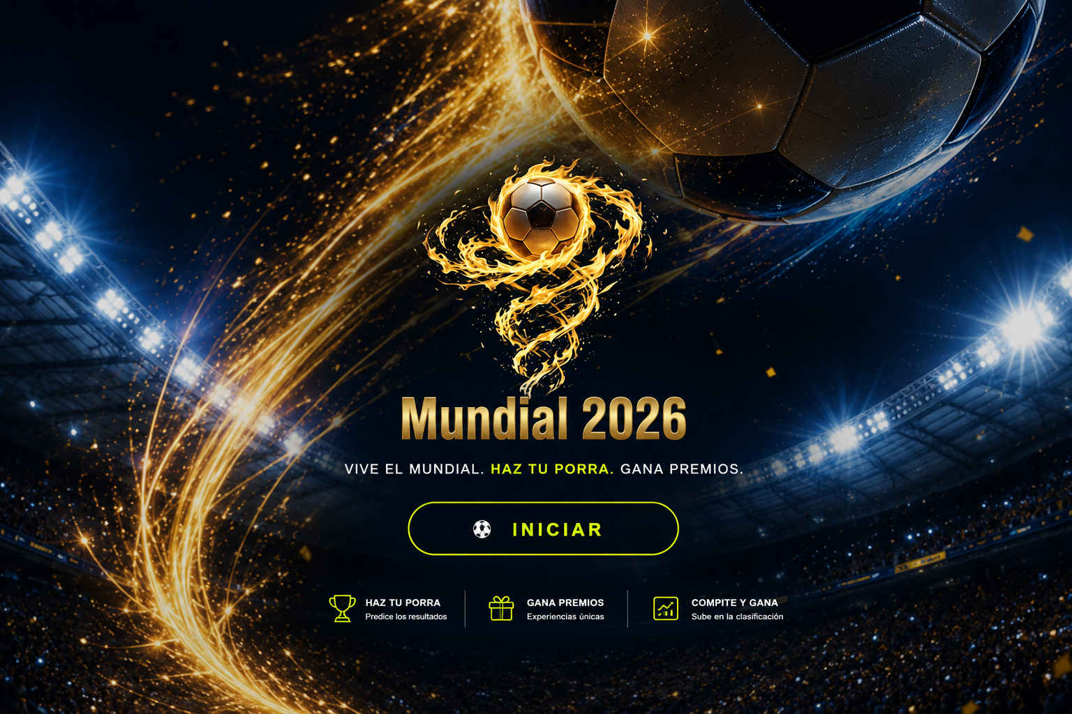Captura de la PWA Mundial 2026